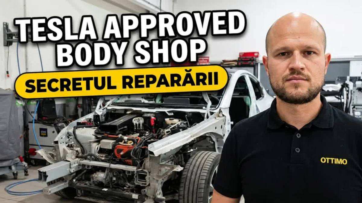 Miniatura clipului Mașina Timpului despre Tesla Approved Body Shop Ottimo Iași